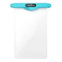 Гермочохол FIDLOCK dry bag maxi S, прозорий / блакитний/ чорний 111 х 179 мм